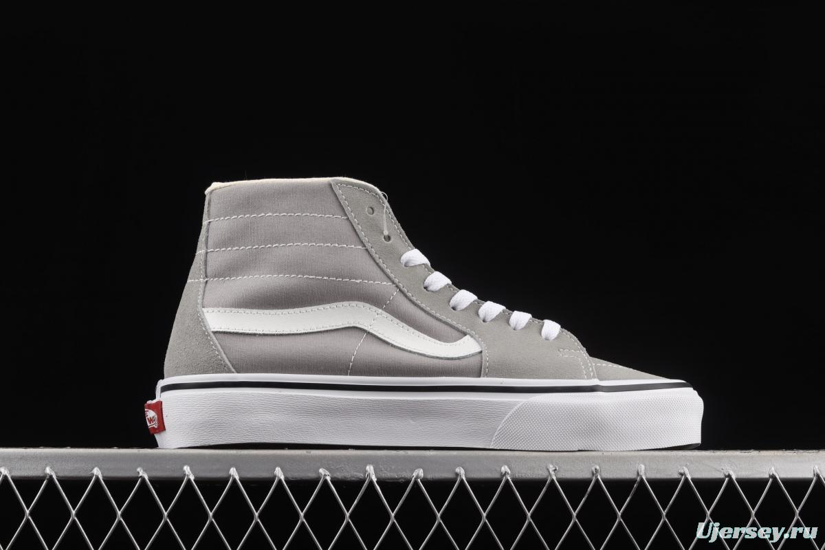 Vans Sk8-Hi Vance light gray Gaobang casual canvas shoes VN0A4U16IYP