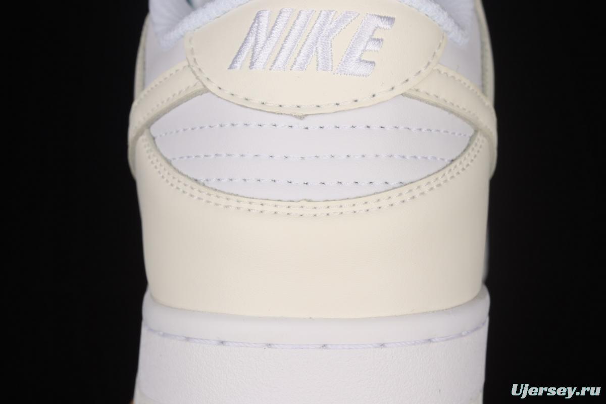 NIKE DUNK Low Next Nature sea salt cream white SB crushed backboard low upper board shoes DD1873-101