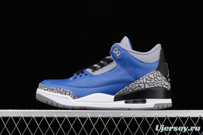 Air Jordan 3 Varsity Royal AJ3 Joe 3 head Royal Blue CT8532-400
