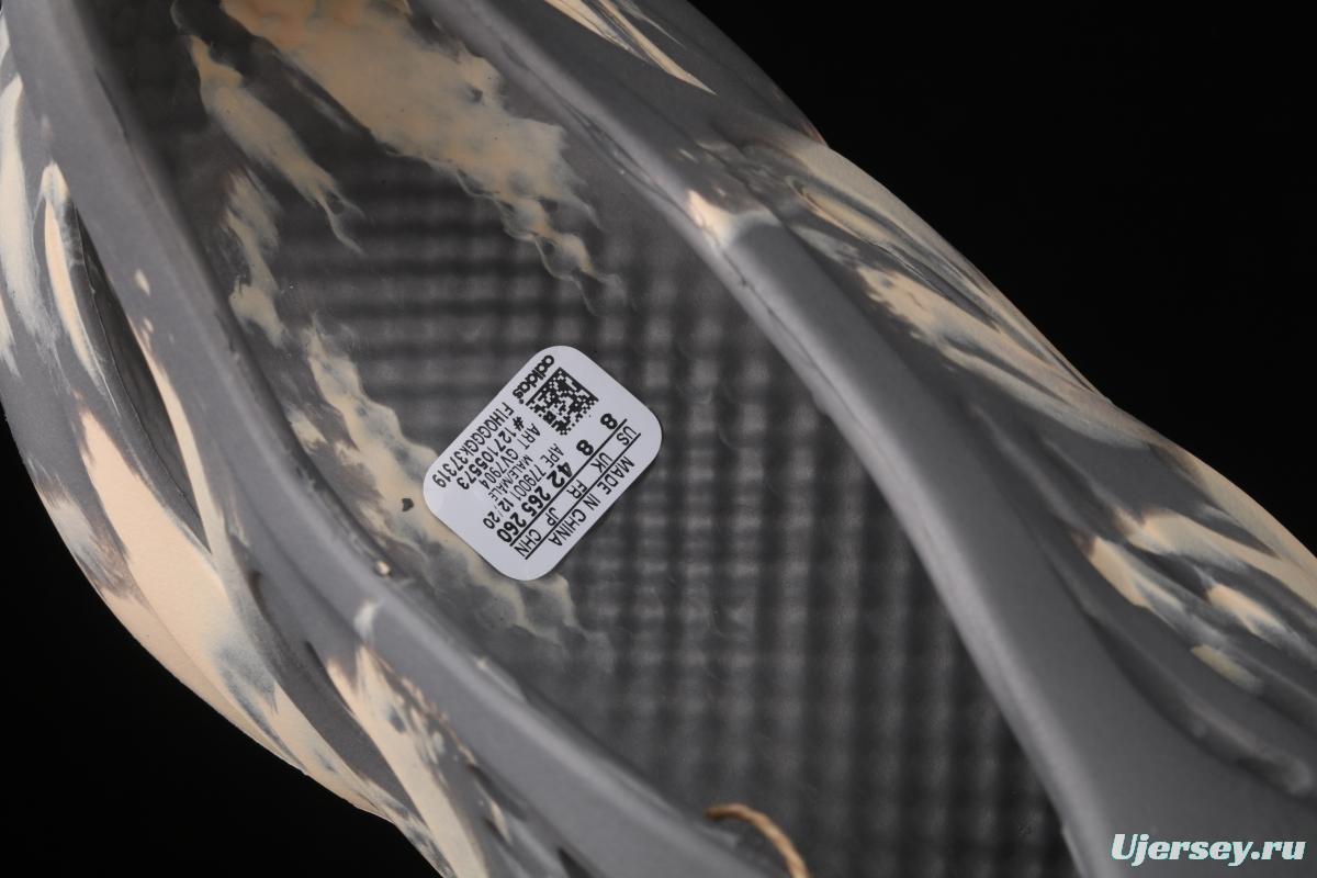 Adidas Yeezy Foam Runner Ararat integrated injection molding coconut hole shoes khaki gray camouflage