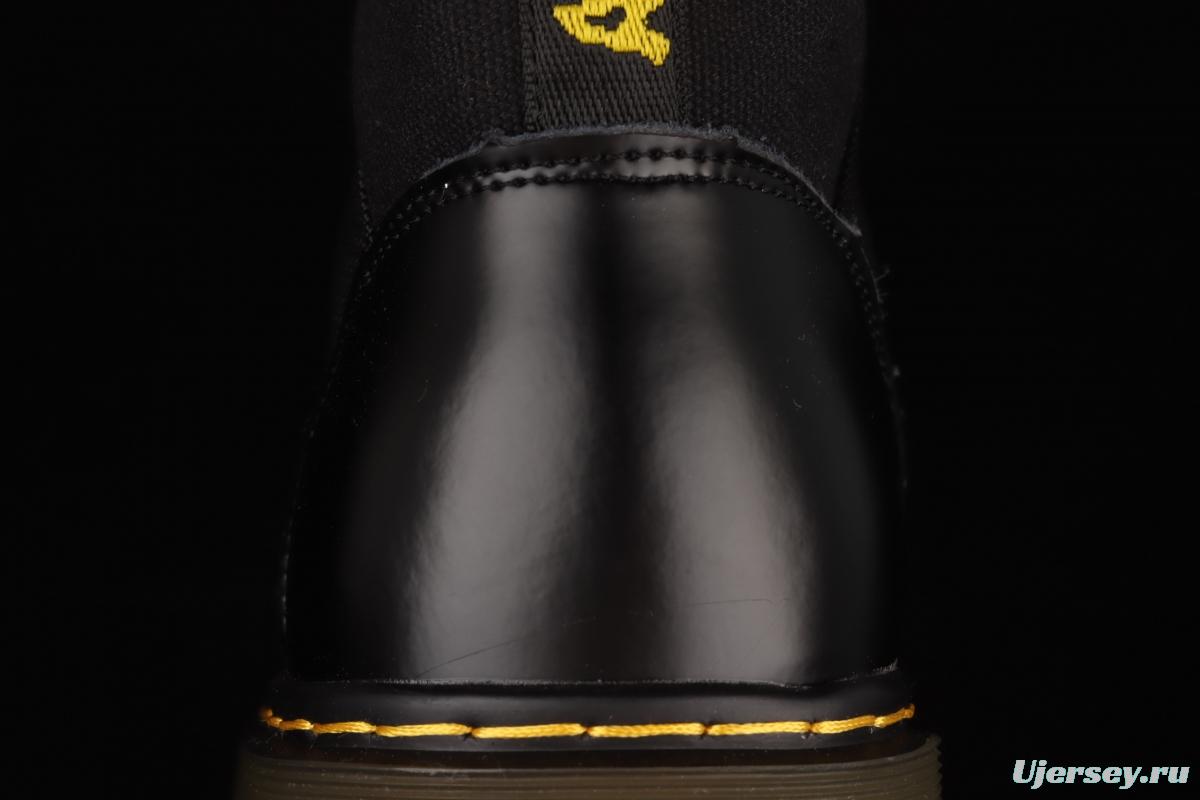 Dr.martens Martin boots 1466 series bright leather splicing six-hole Gaobang BLAKE