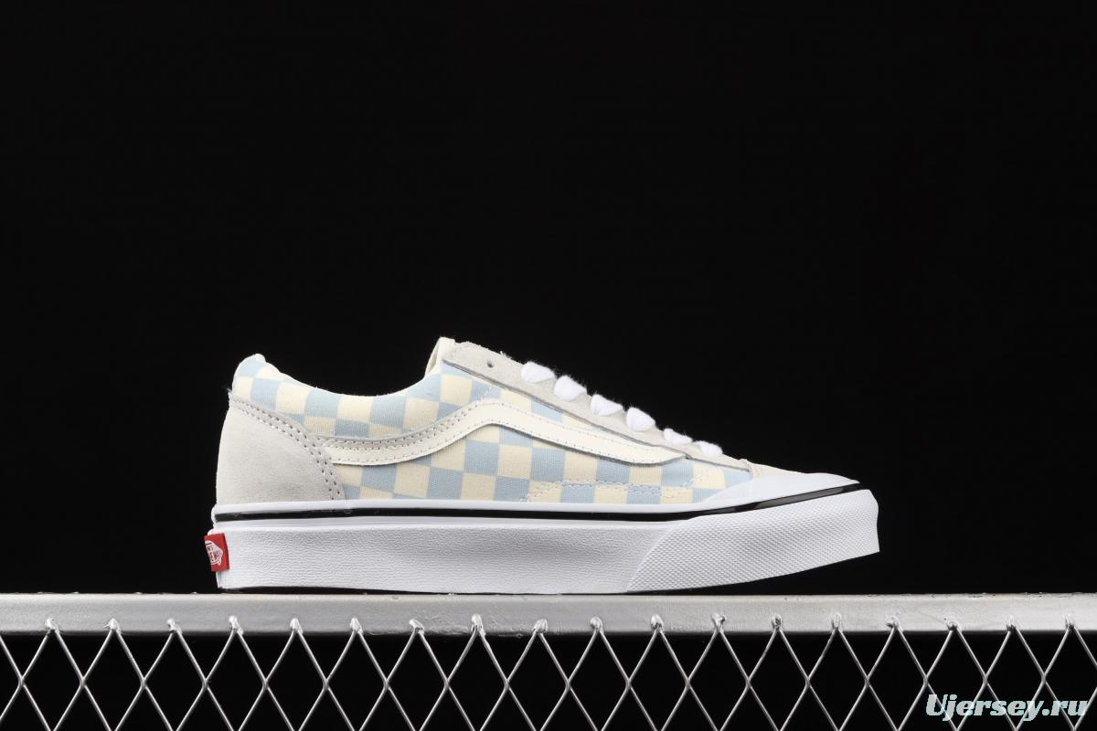 Vans Style 36 Decon SF Vance blue-gray half-moon Baotou vulcanized canvas shoes VN0A3MVLK0A