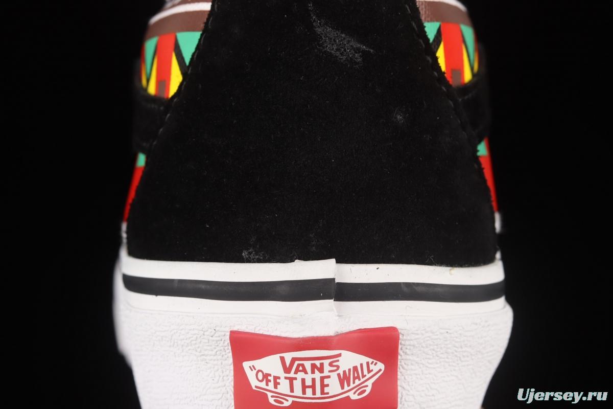 Vans Sk8-Hi Dx Moroccan style theme series high top leisure sports shoes VN0A38GFUQ1