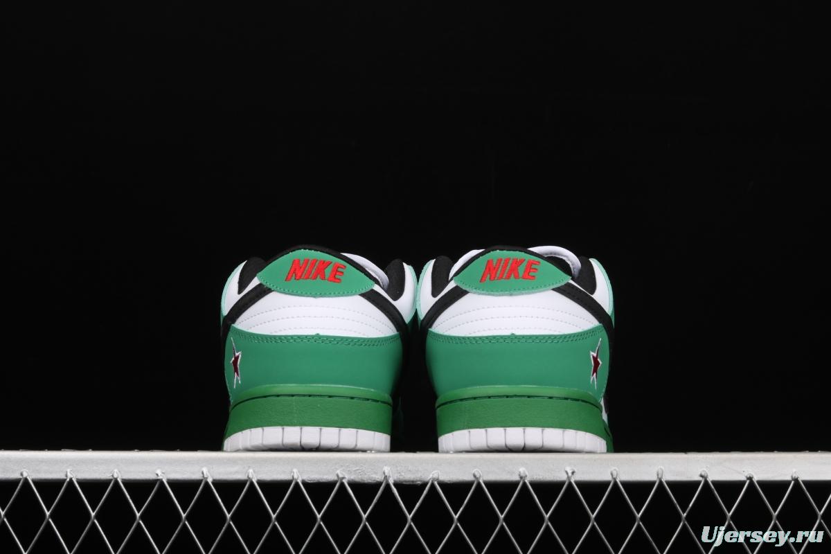 NIKE DUNK SB LoW Heineken Heineken over-limit low-top sports and leisure board shoes 304292-302