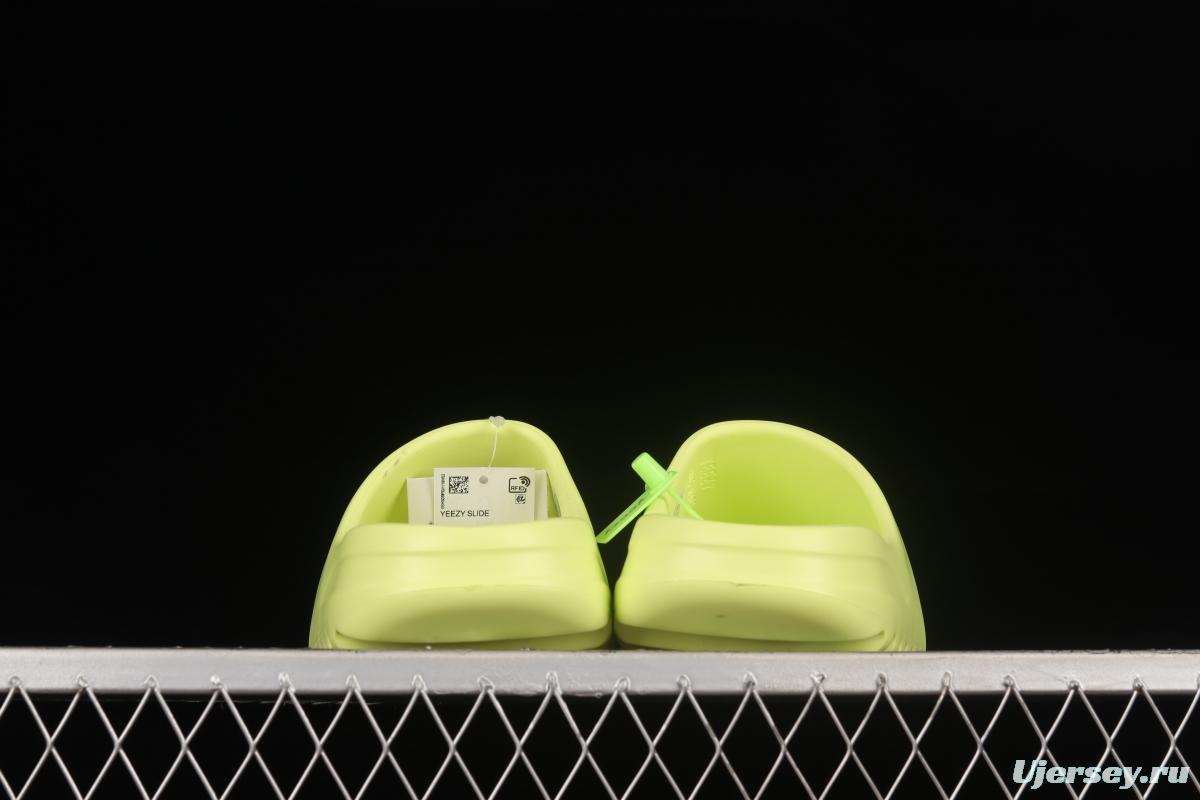 Kanye West x Yeezy Slide Resin GX6138 Fluorescent Green