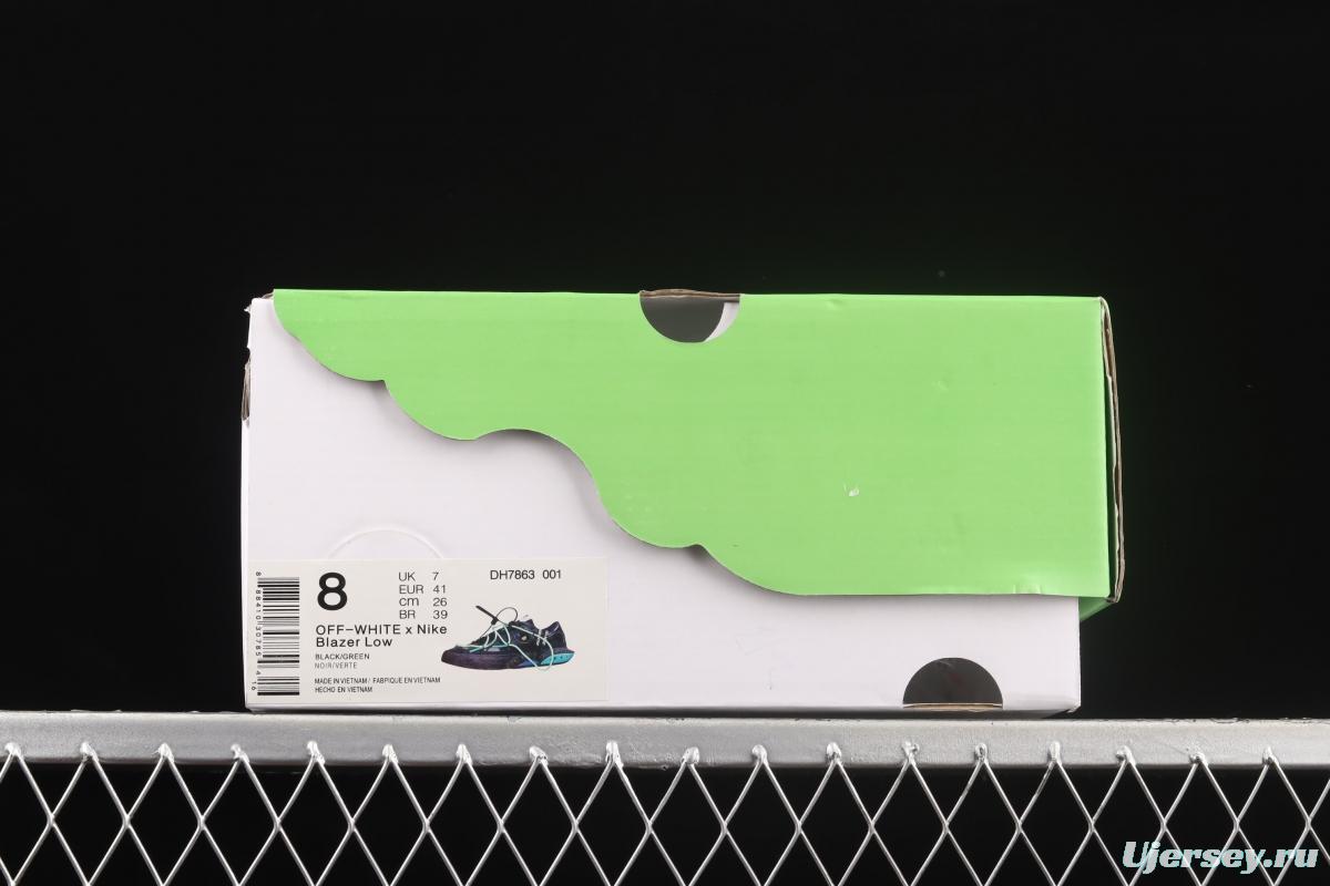 OFF-White x NIKE Blazer Low co-branded deconstruction style trailblazer low upper shoes DH7863-001