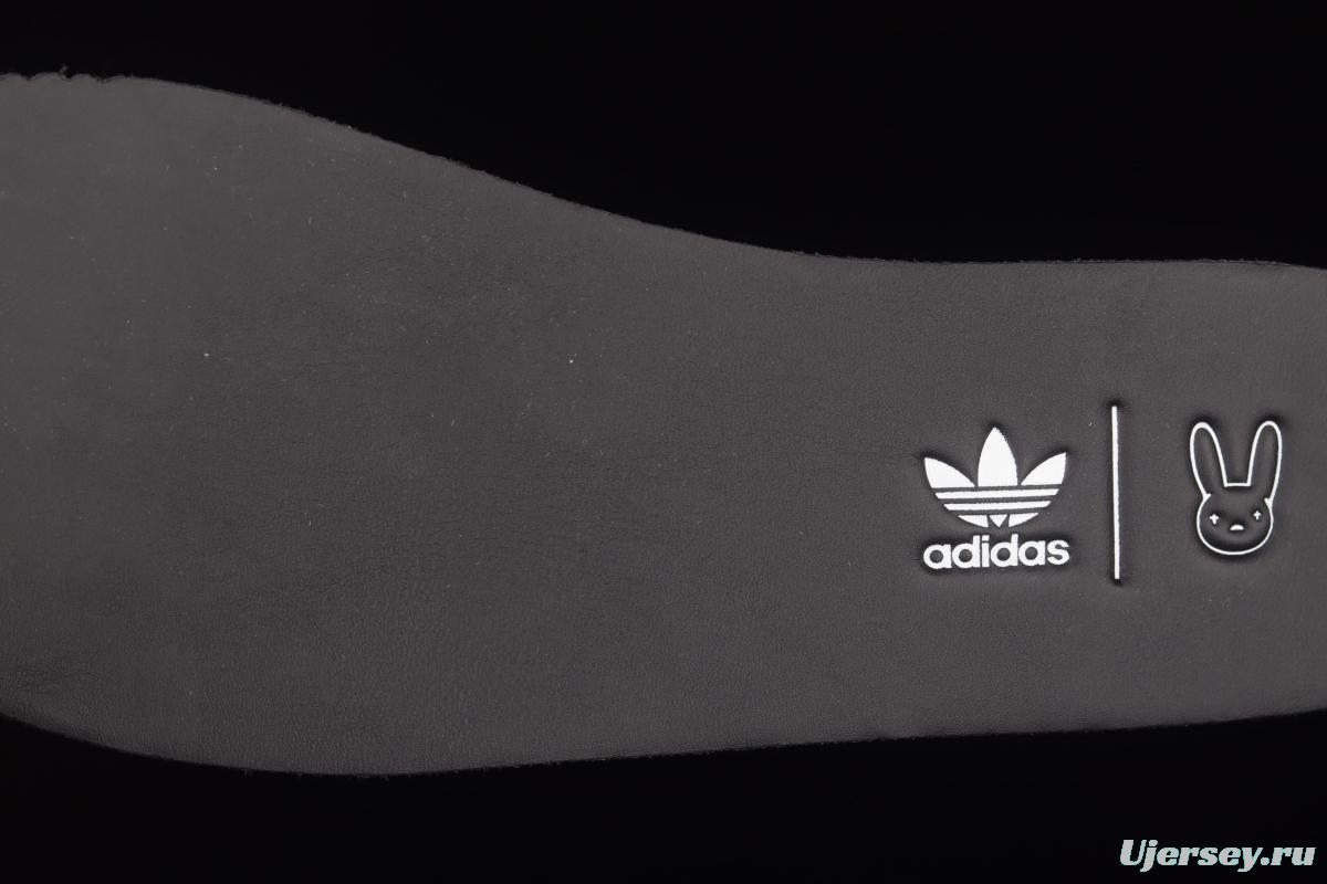 Adidas BAdidas Bunny Forum 84 Low GW5021 black rabbit Velcro popular single classic vintage basketball shoes
