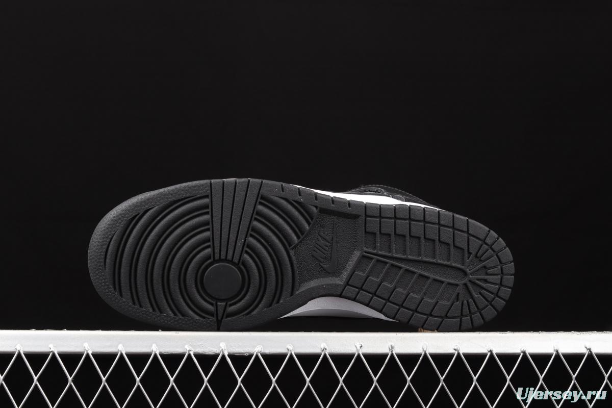 NIKE SB DUNK High black and white panda SB rebound high upper shoes DD1869-103