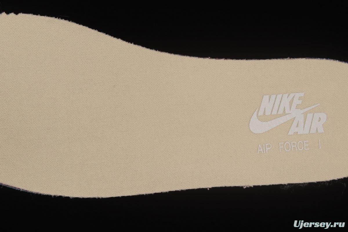 NIKE Air Force 1o07 Low Sherpa wool lined low-top casual board shoes DO7195-025