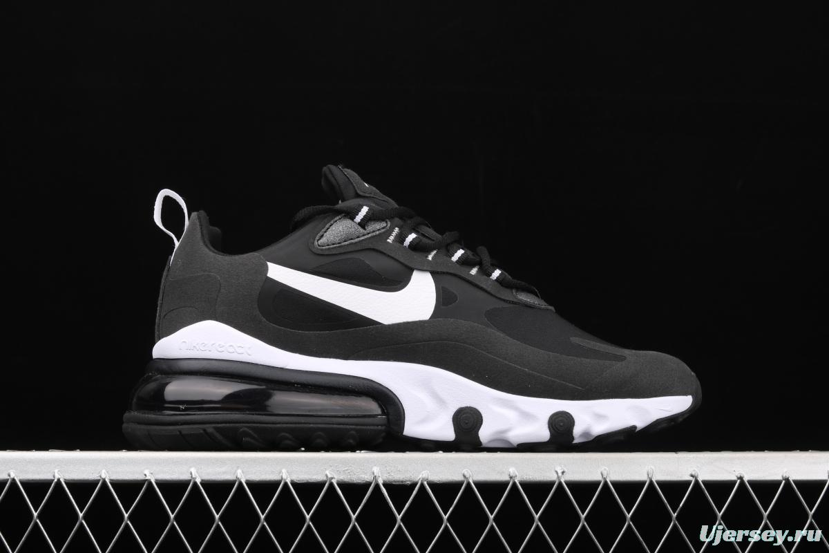 NIKE Air Max 270React new high frequency mesh function half palm air cushion cushion running cloth shoes CI3866-004