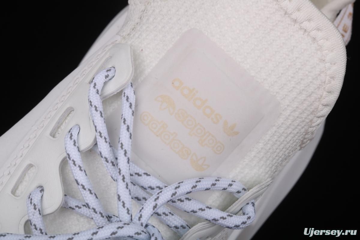 Adidas NMD R1 Boost V2 FW5450 second generation elastic knitted surface popcorn running shoes