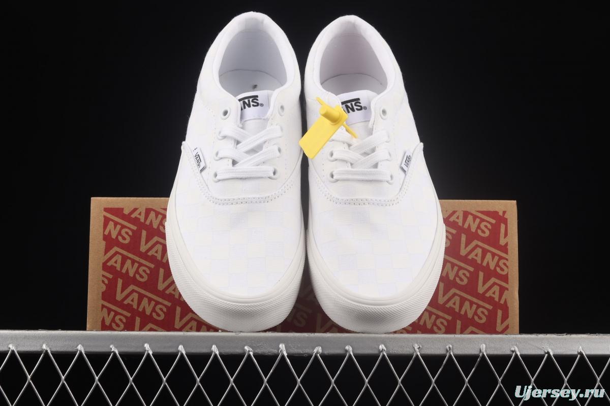 Vans Style 36 Milk White Chess Lattice low-top casual board shoes VN0A3WN3VEE