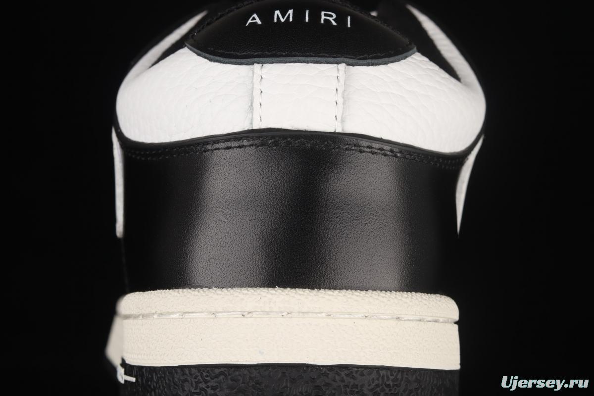 AMIRI 21SS SKEL-TOP bone low gang black and white