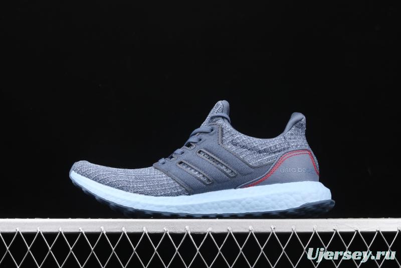 Adidas Ultra Boost 4.0G54002 Das fourth generation knitted striped water blue UB