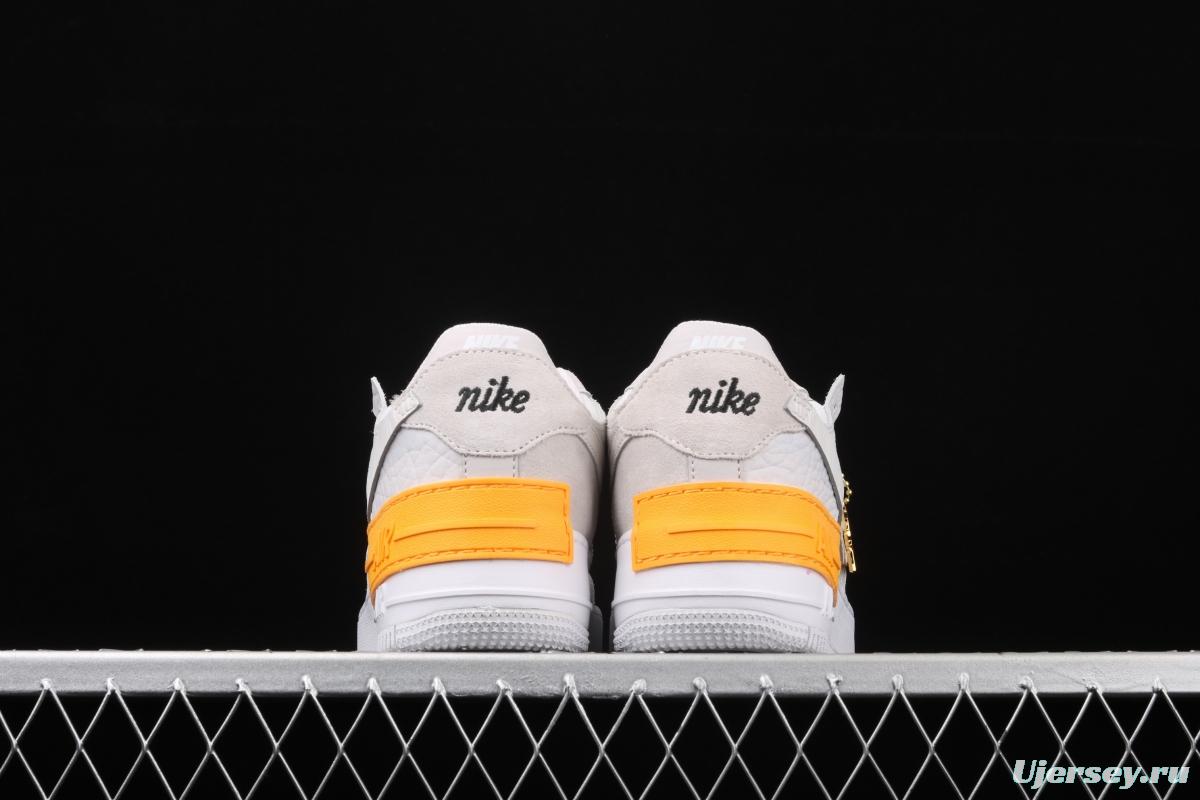 NIKE Air Force 1 ShAdidasow light weight heightened low-top 100-board shoes CU3446-001