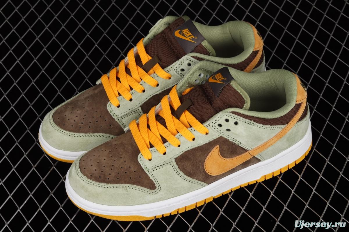 NIKE SB DUNK Low Prm green brown orange SB rebound fashion casual board shoes DH5360-300