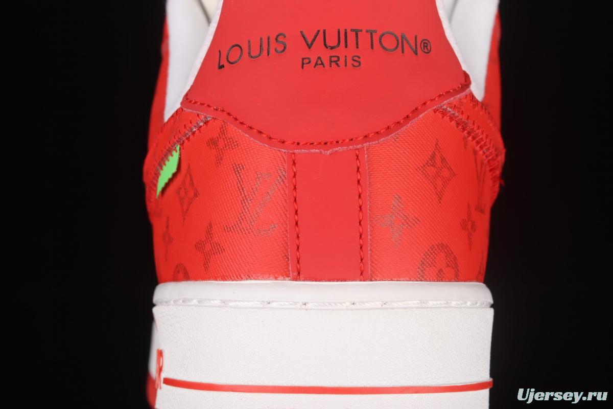 NIKE Air Force 1'07 Low LV printed leather low-top casual board shoes 241524-001