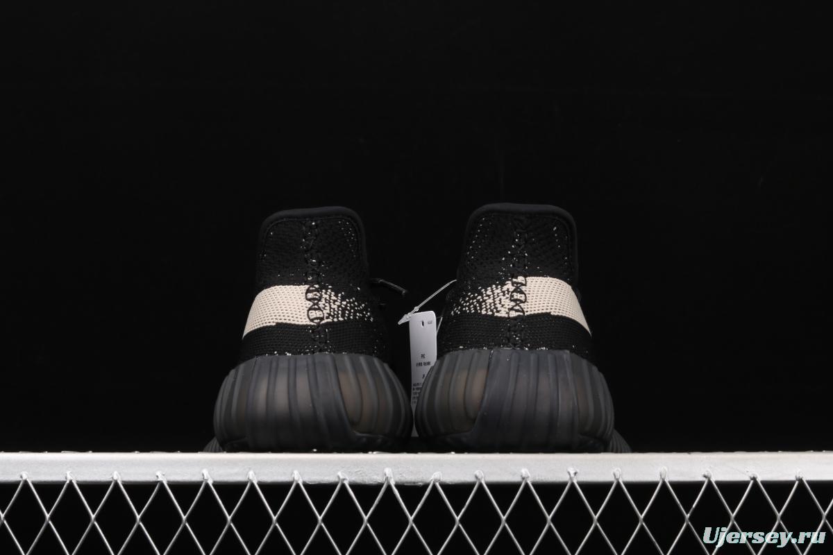 Adidas Yeezy 350V2 Real Boost Basf BY1604 Darth Coconut 350 second generation classic black and white color matching BASF Boost original