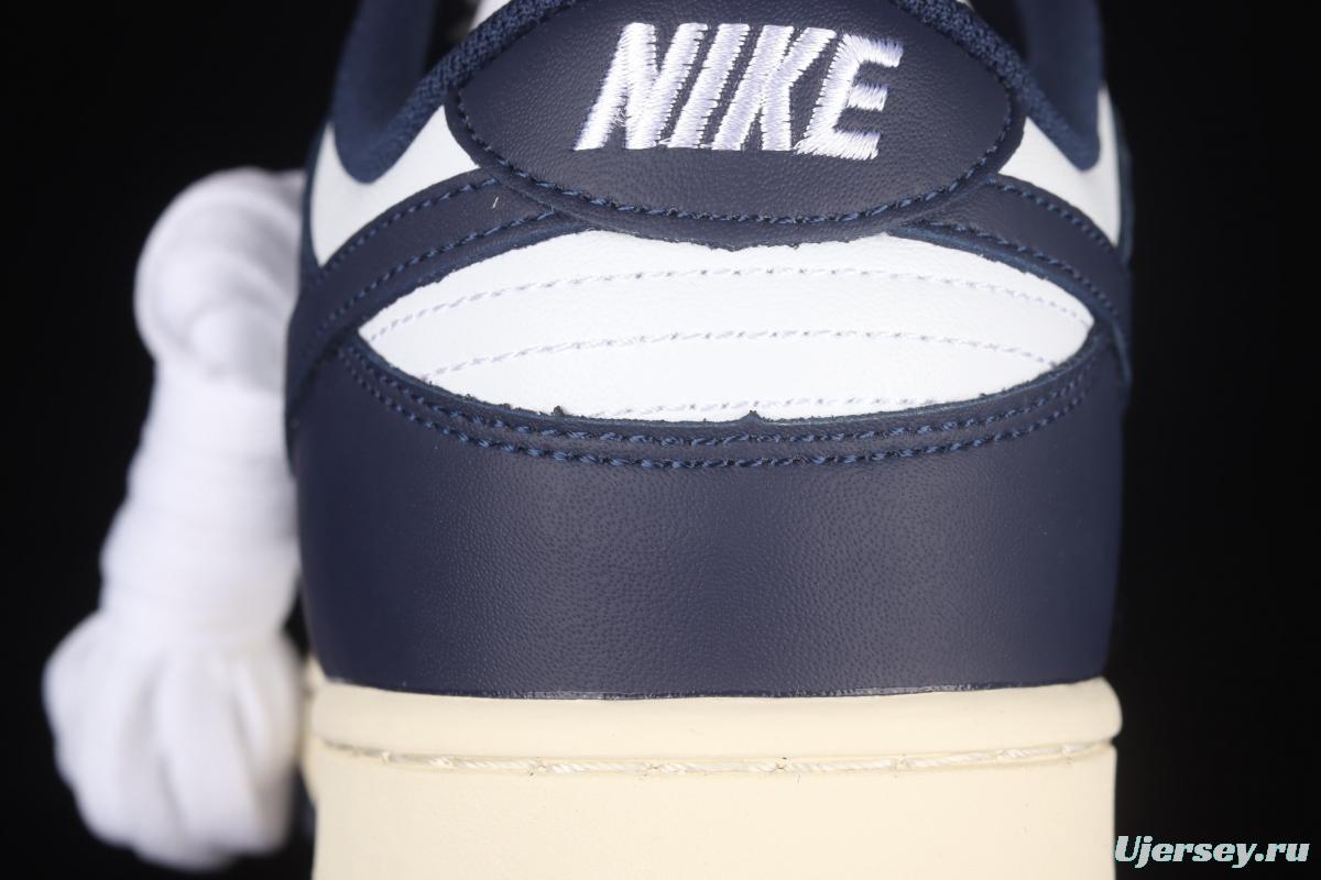 NIKE SB DUNK Low Navy Blue navy blue color SB buckle rebound fashion casual board shoes DD1503-115