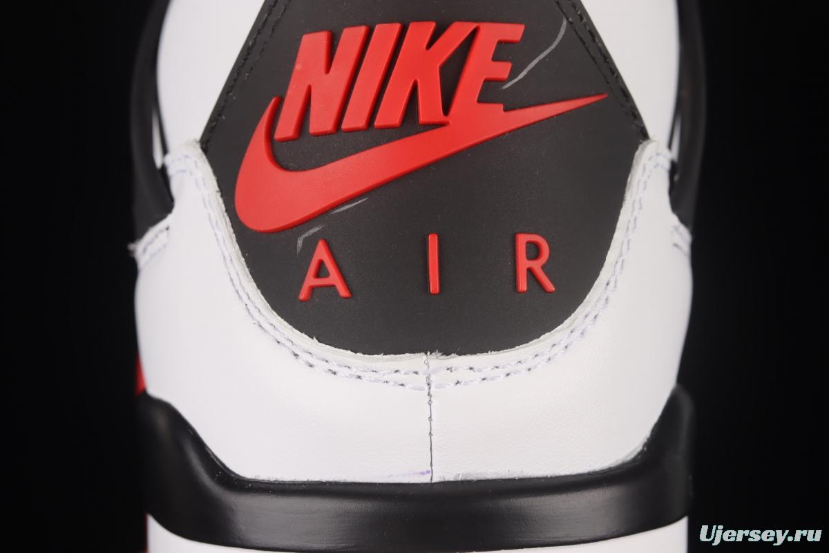Air Jordan 4 Retro Fire Red White Red Flame Red Basketball shoes DC7770-160