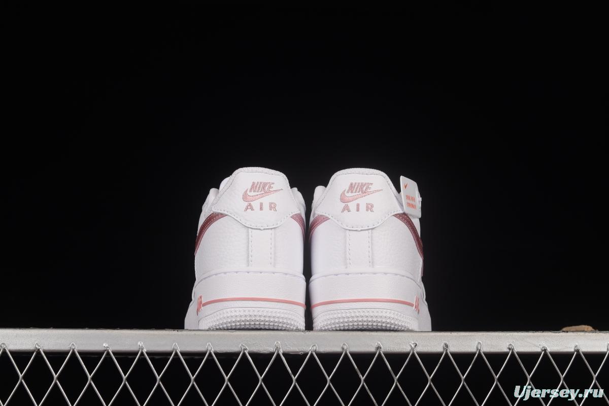 NIKE Air Force 1'07 Low White Rose Pink Low Casual Sneakers CT3839-104