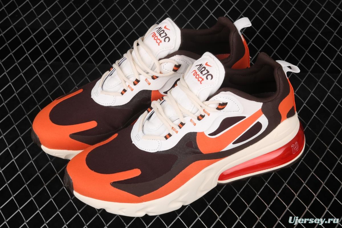 NIKE Air Max 270React new high-frequency mesh function half-palm air cushion cushioning running cloth shoes CT2864-300