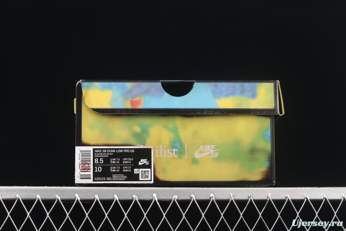 Civilist x NIKE SB DUNK Low thermal imaging dunk series retro low-top leisure sports skateboard shoes CZ5123-001