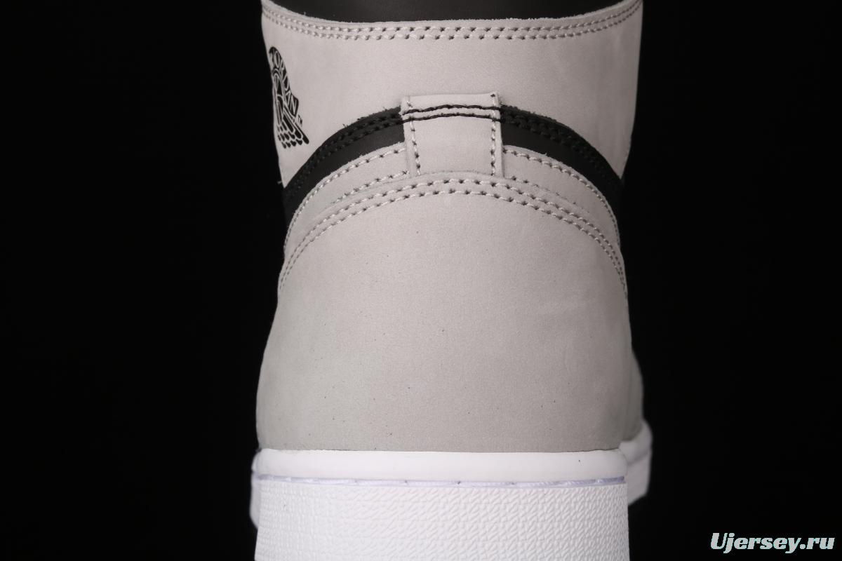 Air Jordan 1 High Gao Bang Gray Panda 555088-035