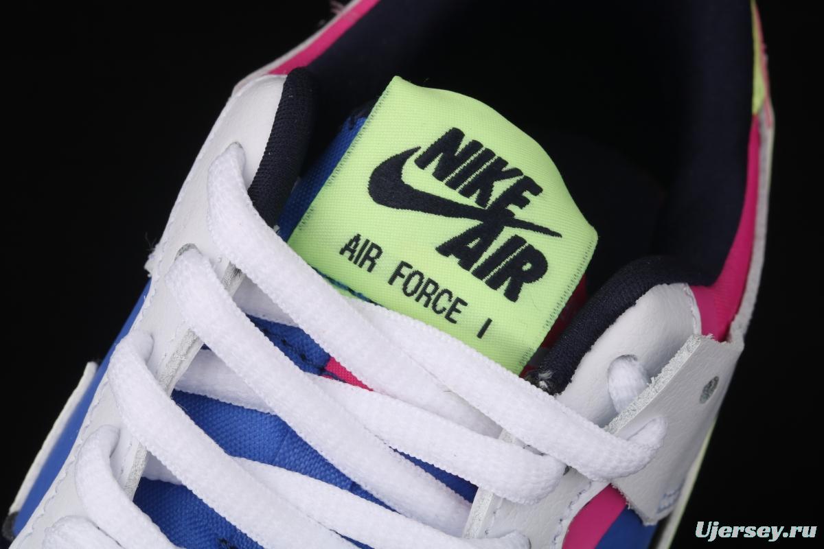 NIKE Air Force 1 ShAdidasow light weight heightened low-top board shoes CJ1641-100