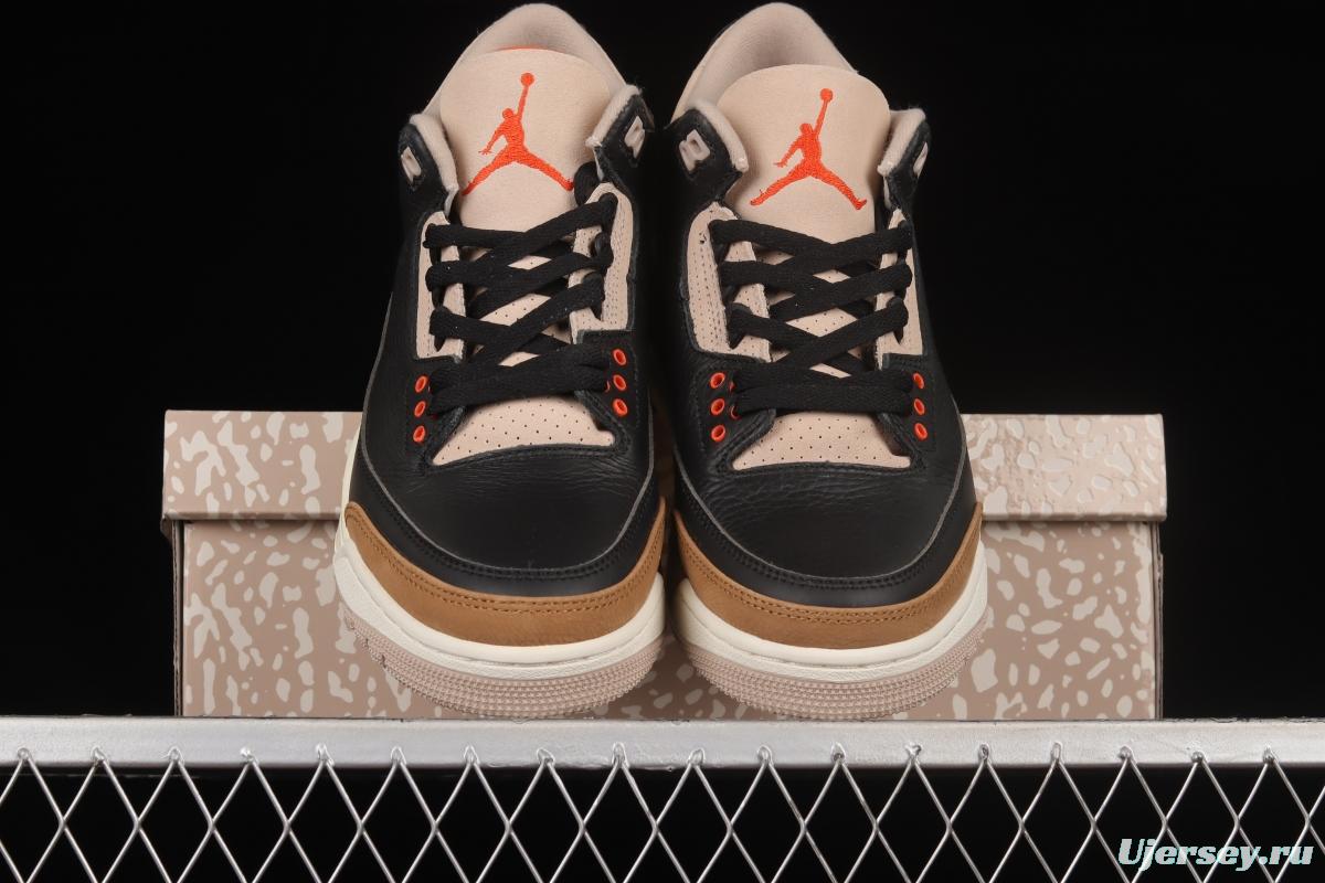 Air Jordan 3 SE Denim AJ3 Joe 3 Black Brown Cement CT8532-008