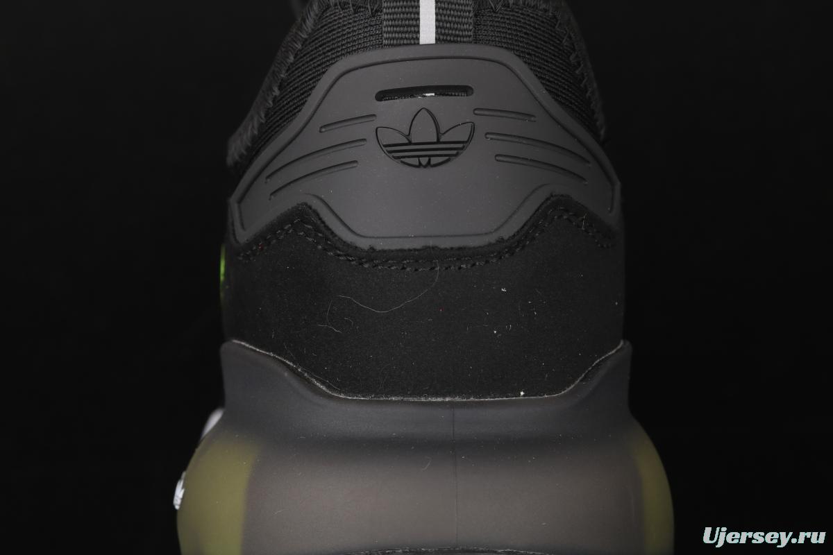 Adidas ZX 2K Boost FV7472 2020 summer new clover popcorn vintage running shoes