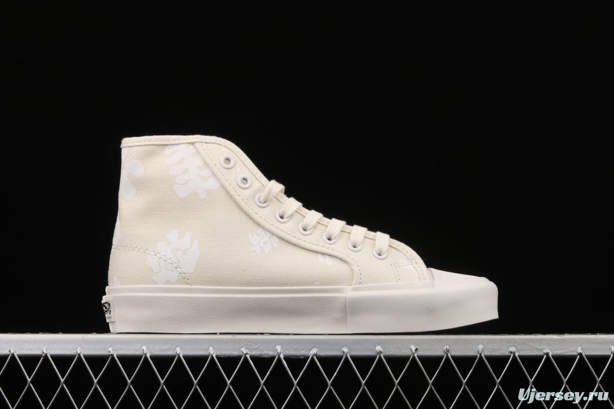 Vans Vault OG Style 24 Lx White Flower retro Joint style Zhongbang Leisure Board shoes VN0A5HUT5J5