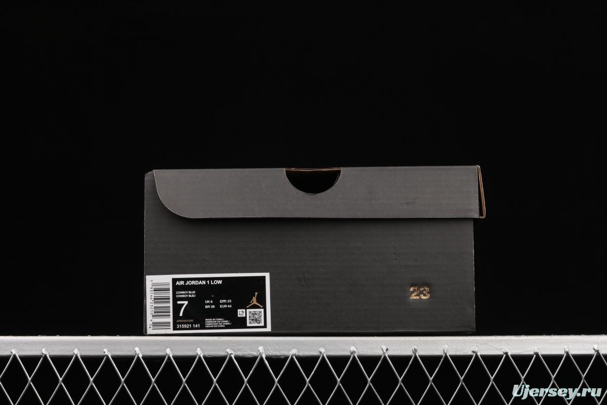 Air Jordan 1 Low low-side cultural leisure sports shoes 315921-141