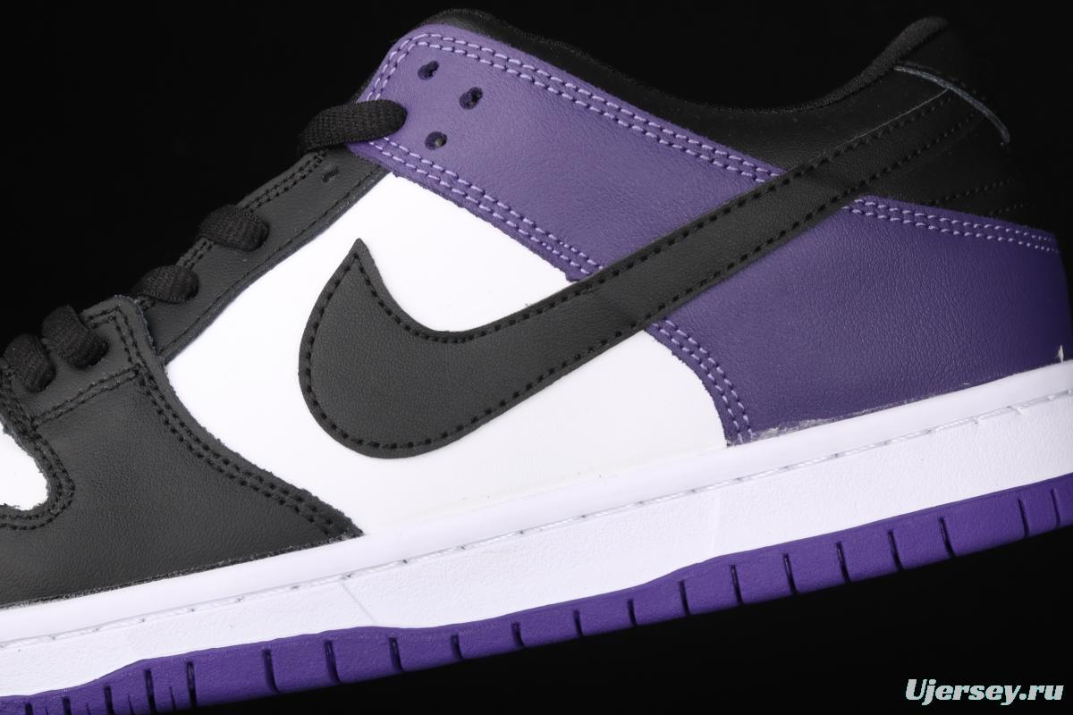 NIKE SB DUNK Low Court Purple black and purple North Carolina low-top leisure sports skateboard shoes BQ6817-500