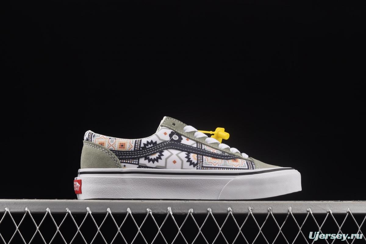 Vans Style 36 Moroccan style theme series high top leisure sports board shoes VN0A54F6688