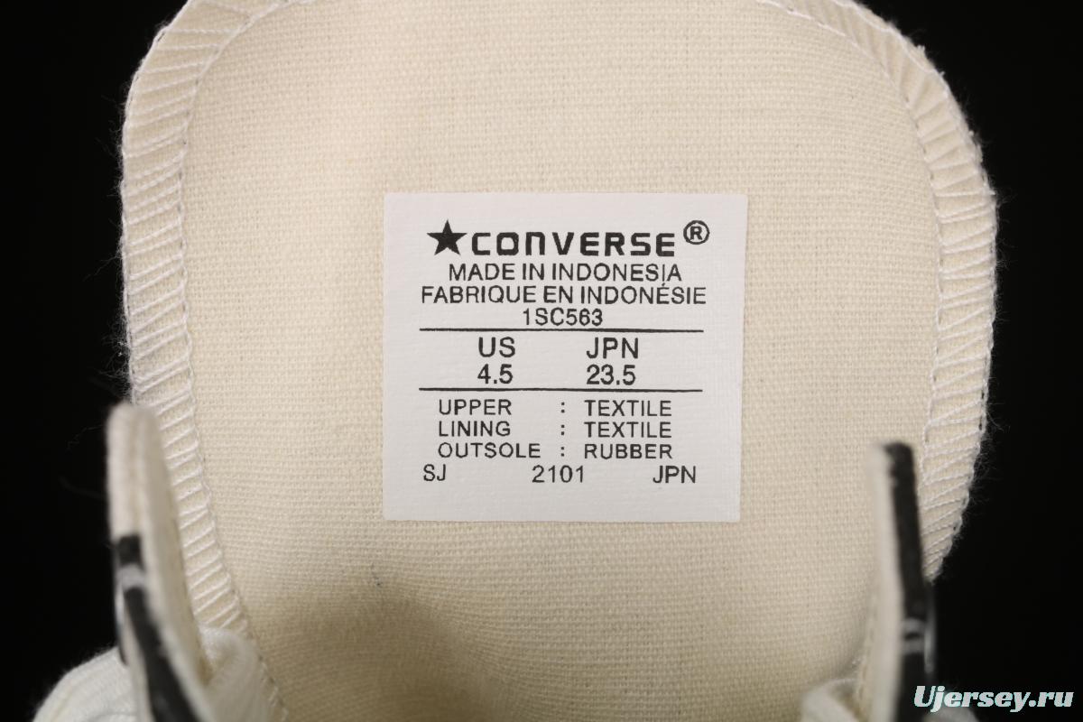 Converse 21ss All Star US Cow Spot Japanese Converse vintage cow pattern high upper shoes 1SC563