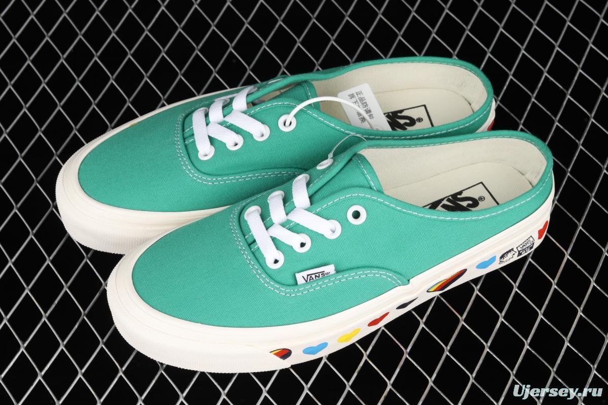 Vans Authentic Anaheim Valentine's Day Limited Green Love Leisure half-drag VN0A54F72BJ