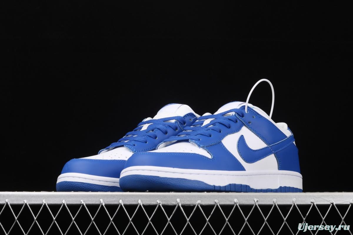 NIKE SB DUNK Low Pro Kentucky White Blue University of Kentucky Board shoes CU1726-100