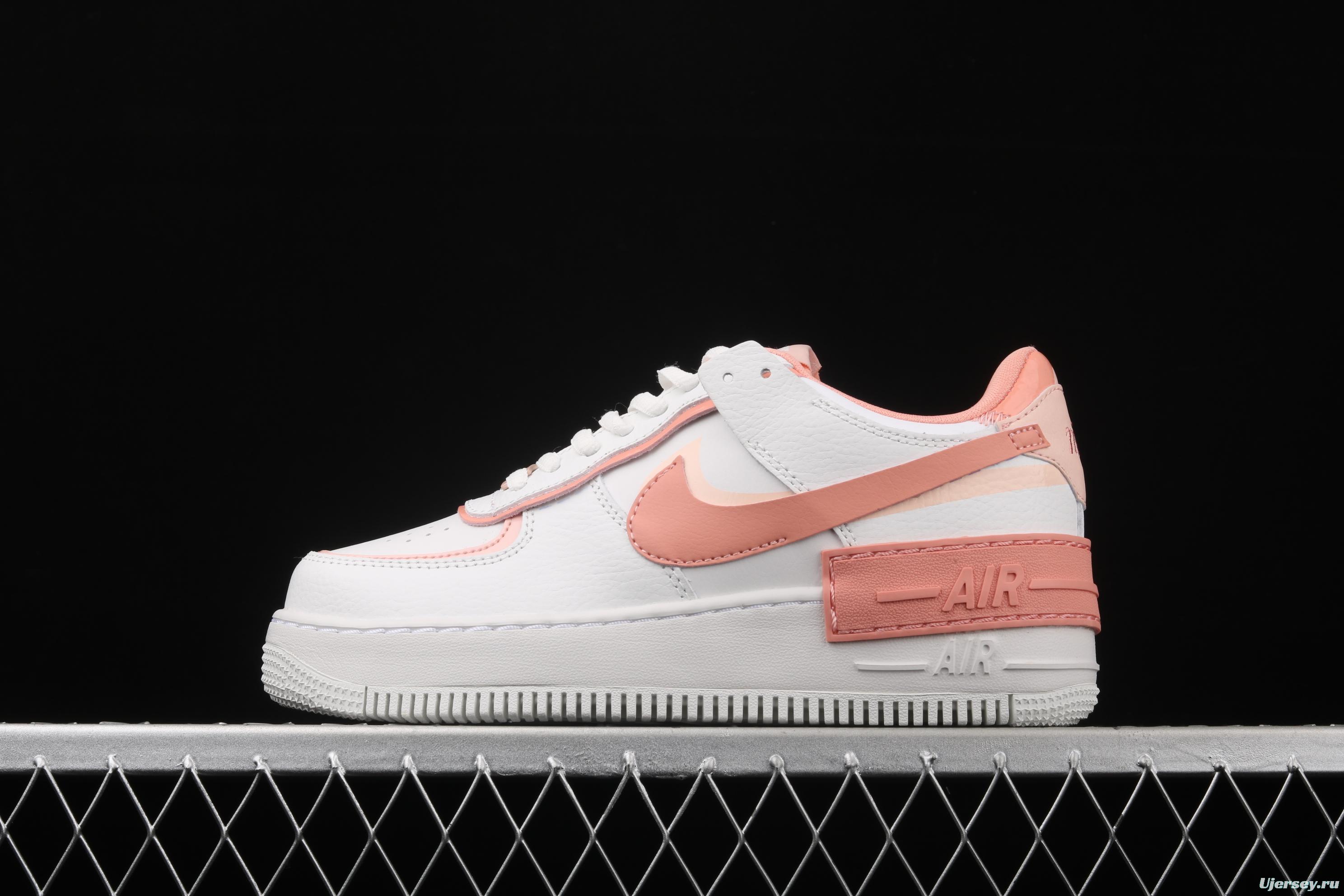 NIKE Air Force 1 ShAdidasow light weight heightened low-top board shoes CJ1641-101,