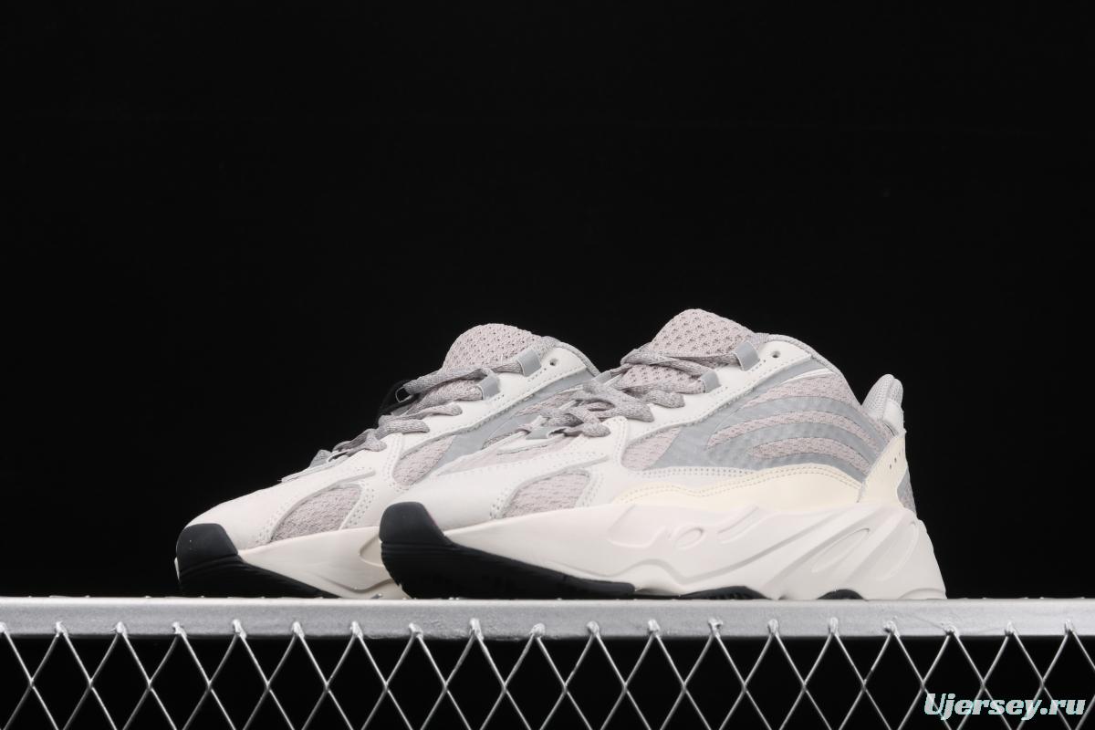 Adidas Yeezy Boost 700Static EF2829 Kanye coconut 700gray coconut 3M reflective running shoes BASF popcorn