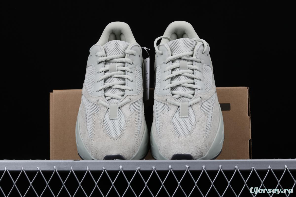 Adidas Yeezy Boost 700 Salt EG7487 Kanye Coconut 700Sea Salt spray running shoes 3M reflective