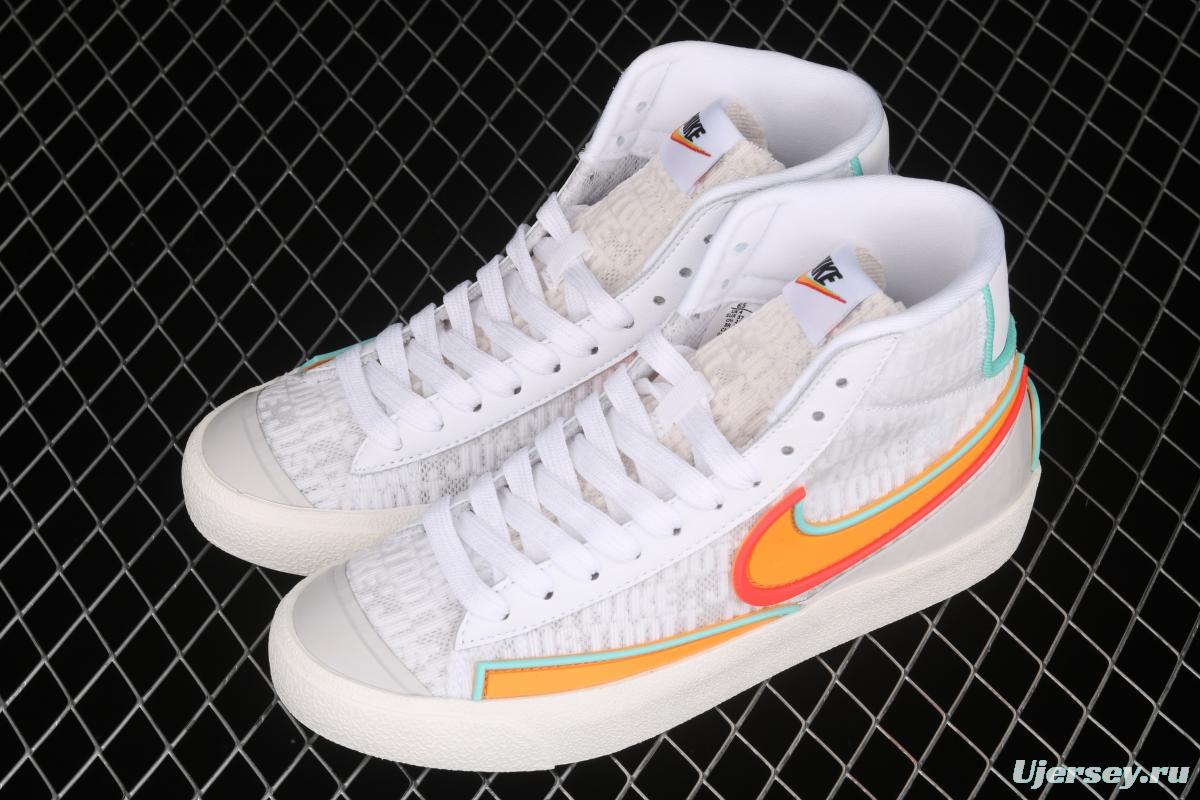 NIKE Blazer Mid'77 Vintage Have A Good Game video game pixel League of Legends Trail Blazers high-top casual board shoes DC1746-100