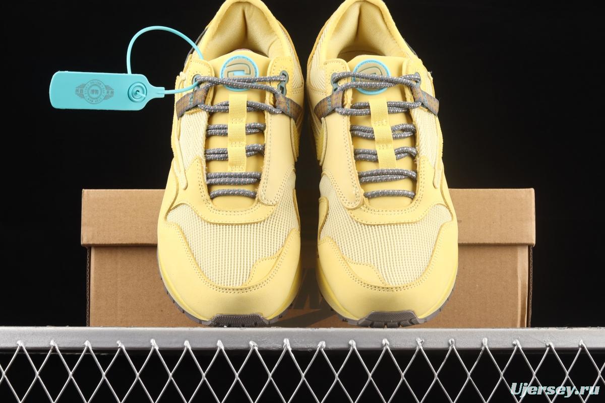Travis Scoot x NIKE Air Max 1 co-branded wheat vintage casual running shoes DO9392-700