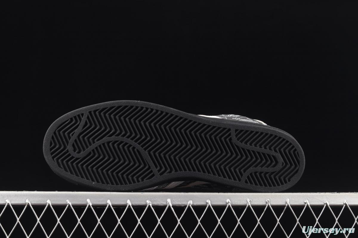 Adidas Originals Superstar FV2820 shell head printed with logo 3M reflective classic sports shoes