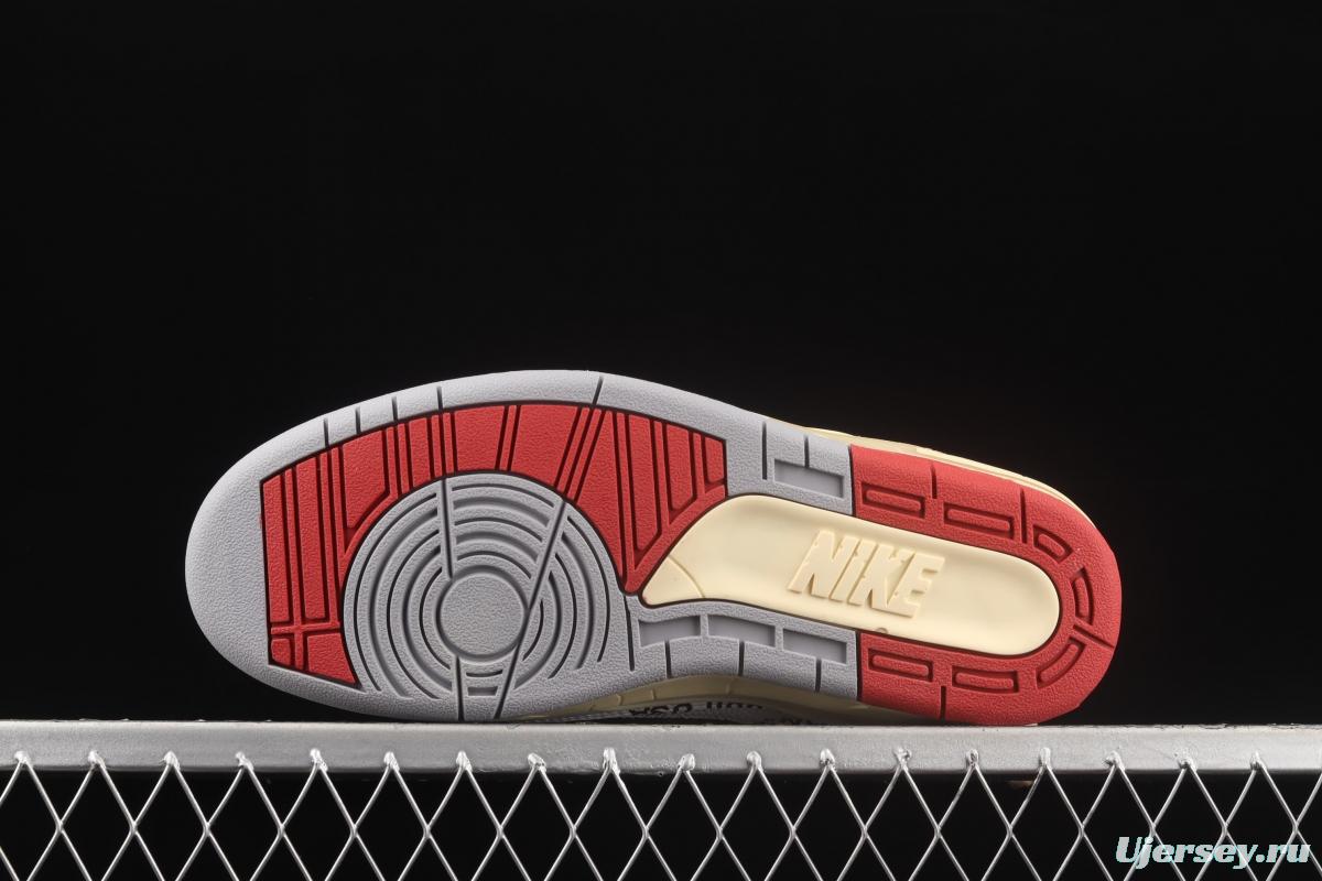 OFF-White x Air Jordan 2 Low SP AJ2 Joe 2 Chicago color matching basketball shoes DJ4375-106