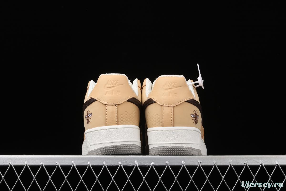 NIKE Air Force 1 Low Manchester Bee khaki brown Manchester honeybee DC1939-200