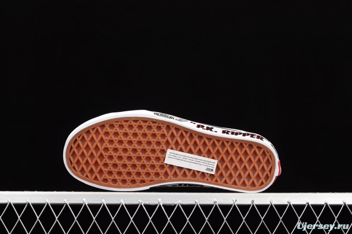 Vans x Se Bilkes Style 36 joint white 3M reflective low-top casual board shoes VN0A54F64YS