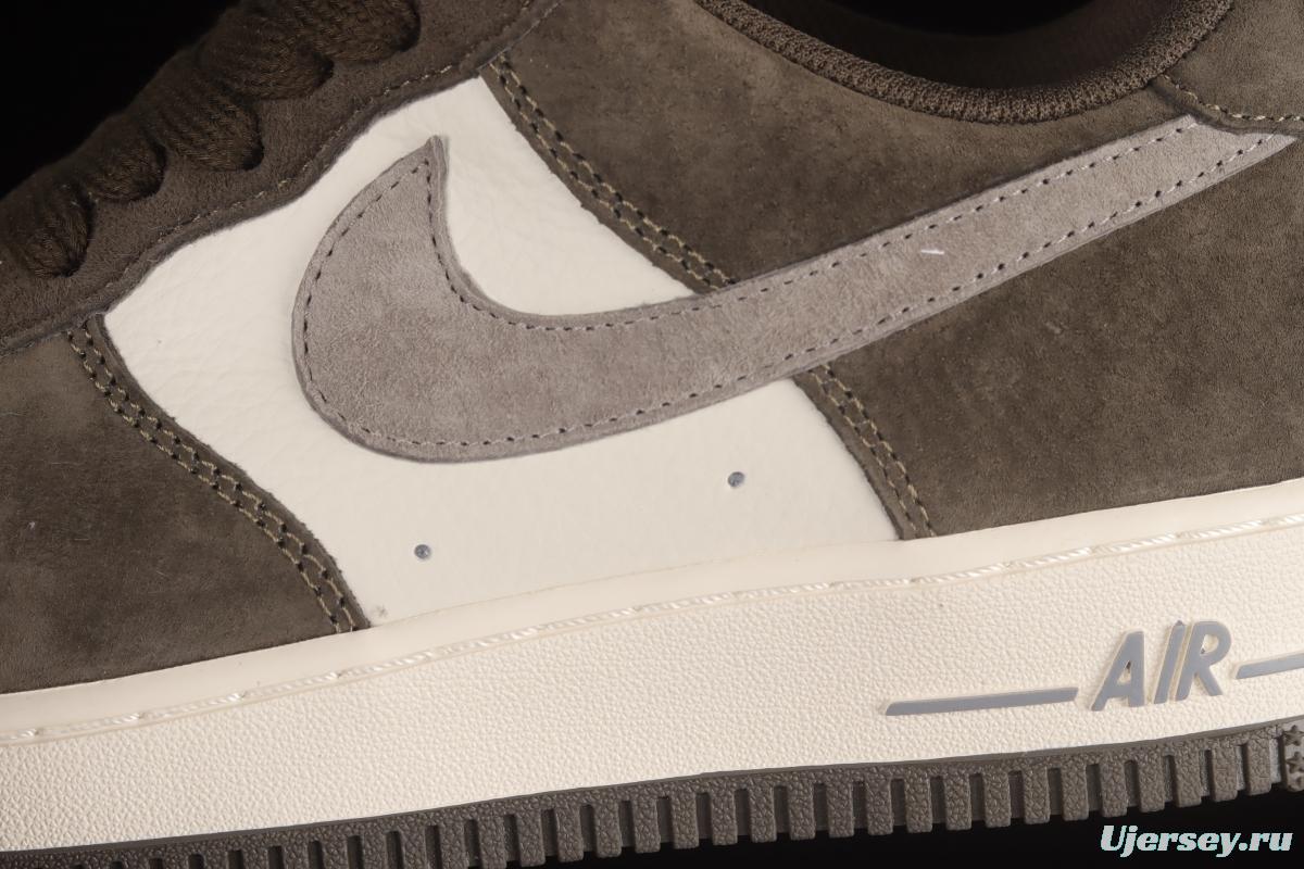 NIKE Air Force 1'07 Low Gray Brown Color Low Top Casual Sneakers TU6995-396