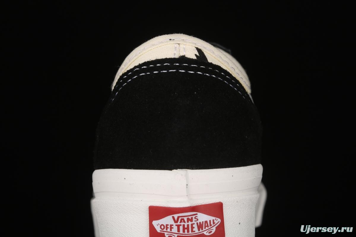 Vans Style 36 Cecon SF PEACEMINUSONE Baotou killer whale white print black maple leaf low-top board shoes VN0A3MVLK0A