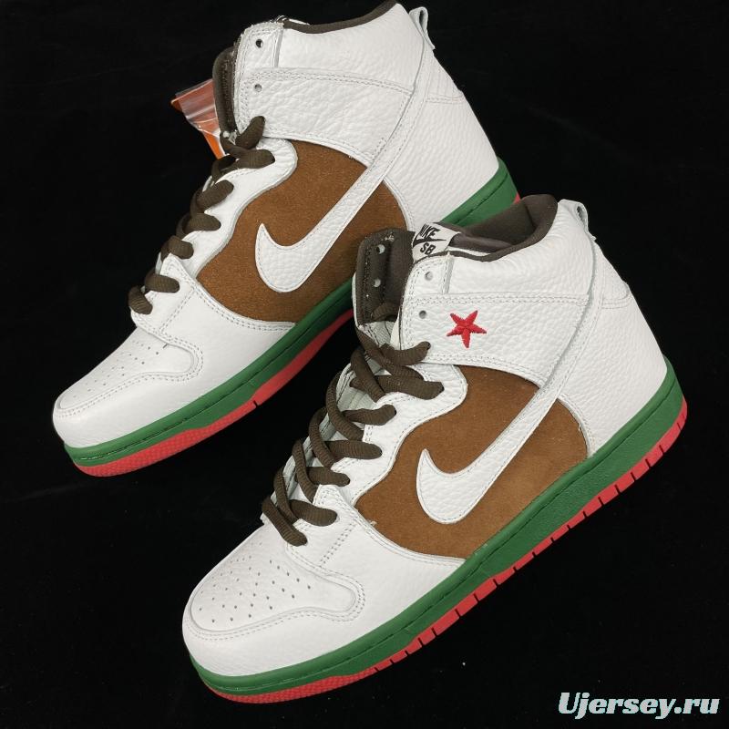 NIKE DUNK SB High Cali (2014) California Slam Dunk Series retro high-top leisure sports skateboard shoes 313171-201